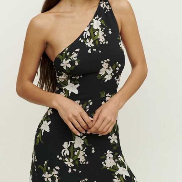 (NWT) Reformation one-shoulder floor-length dress - Picture 2 of 3